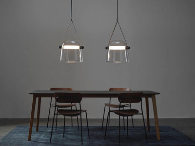 Mona Minimalist LED Pendant Light – Modern Glass Design