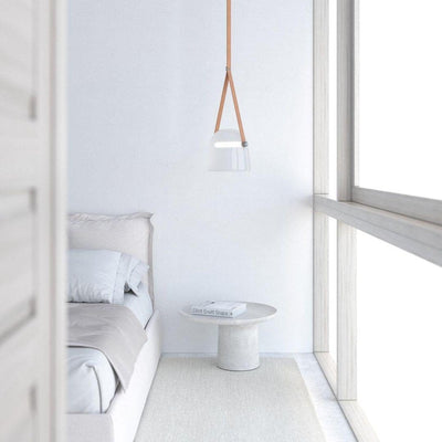 Mona Minimalist LED Pendant Light – Modern Glass Design