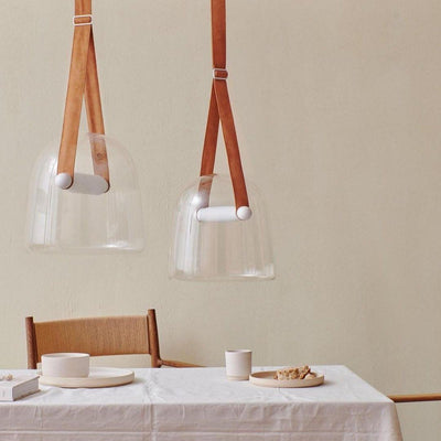 Mona Minimalist LED Pendant Light – Modern Glass Design