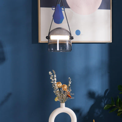 Mona Minimalist LED Pendant Light – Modern Glass Design