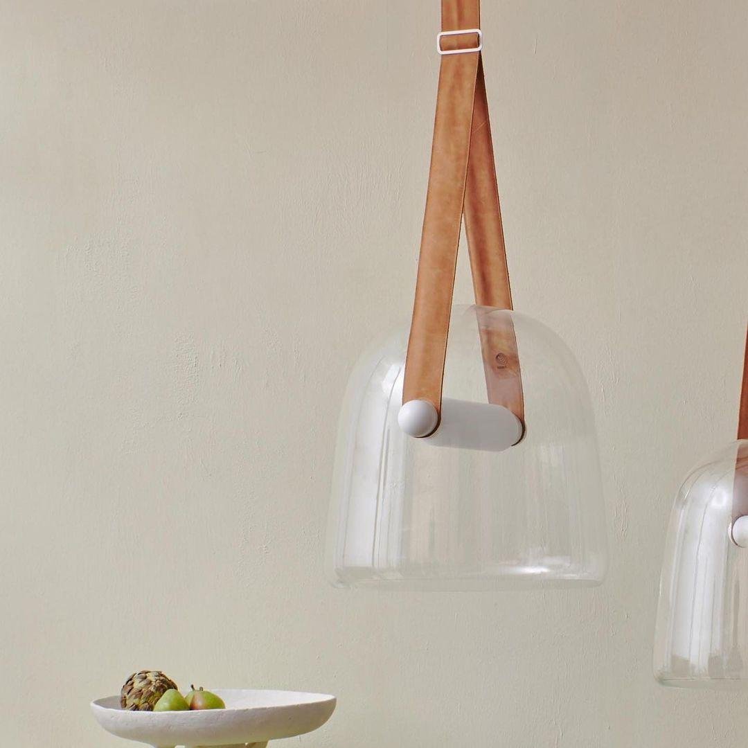 Mona Minimalist LED Pendant Light – Modern Glass Design
