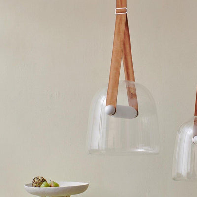 Mona Minimalist LED Pendant Light – Modern Glass Design