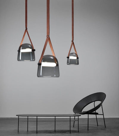 Mona Minimalist LED Pendant Light – Modern Glass Design