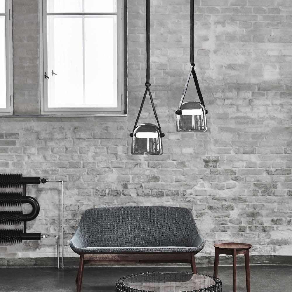 Mona Minimalist LED Pendant Light – Modern Glass Design