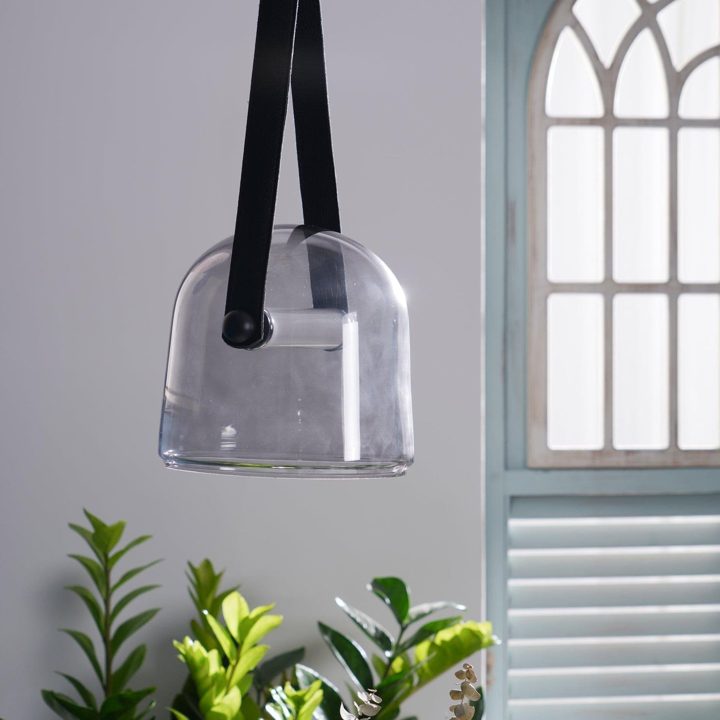 Mona Minimalist LED Pendant Light – Modern Glass Design