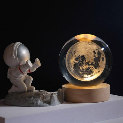 Luminous Crystal Ball LED Night Light Decor