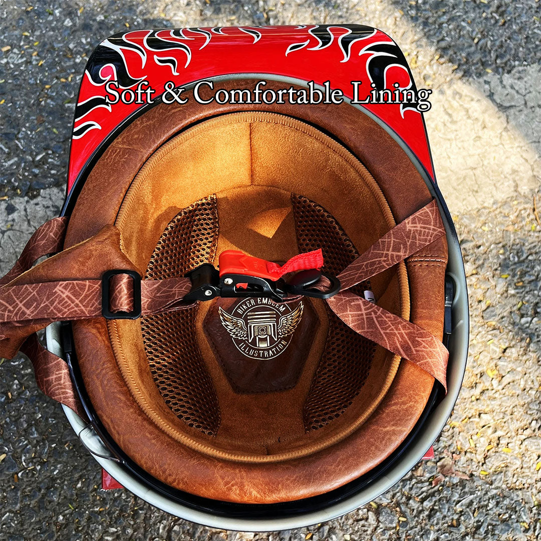 Retro Baseball Cap Style Motorcycle Half Helmet for Riders