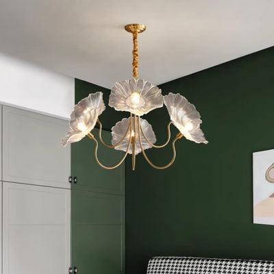 Murano Glass Flower Chandelier Light Fixture
