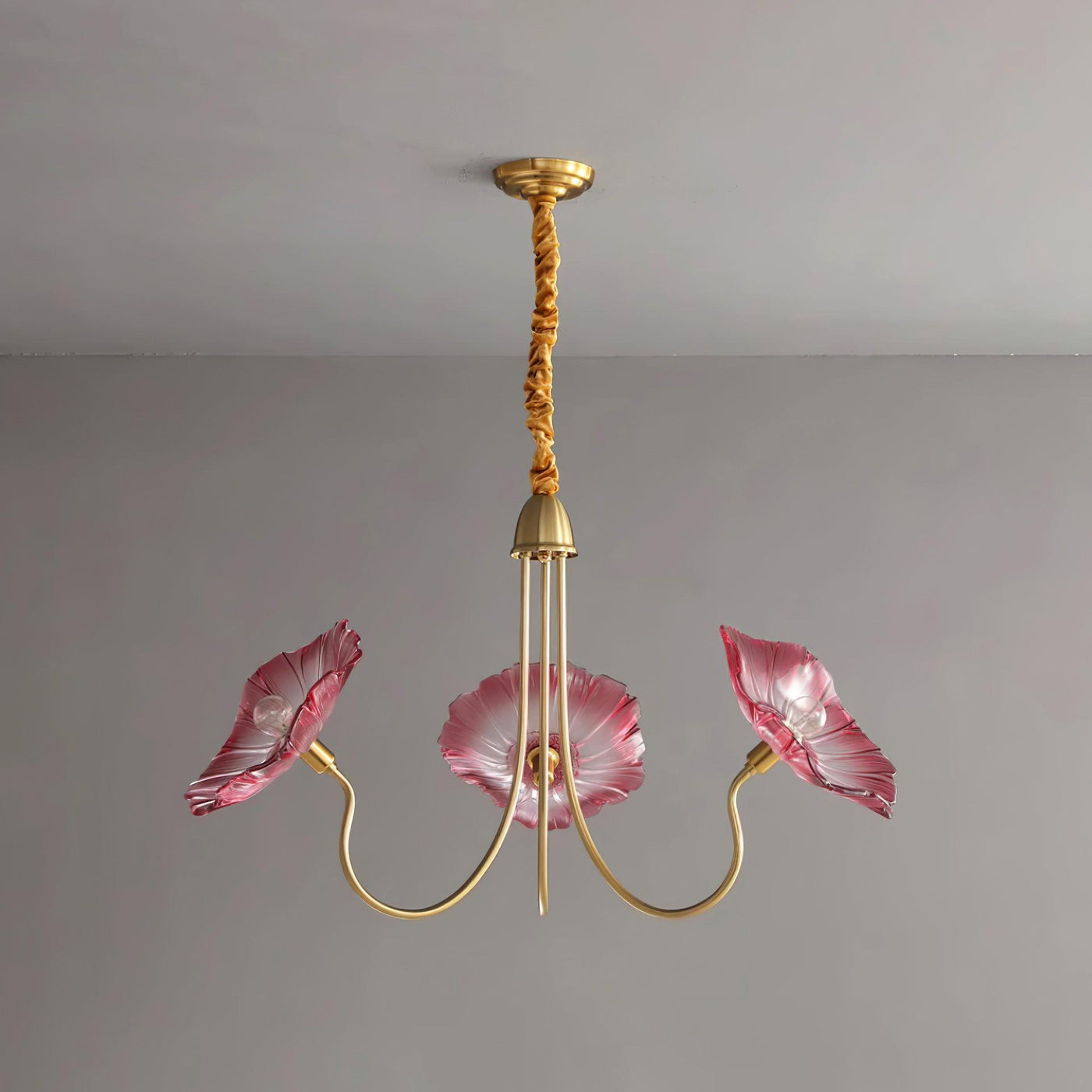 Murano Glass Flower Chandelier Light Fixture
