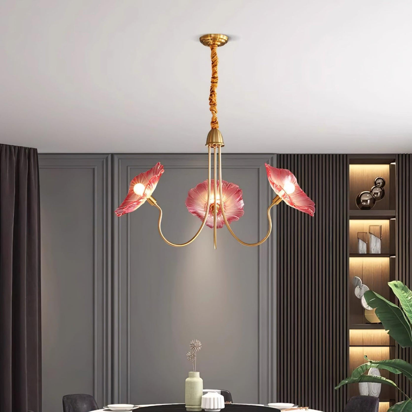 Murano Glass Flower Chandelier Light Fixture