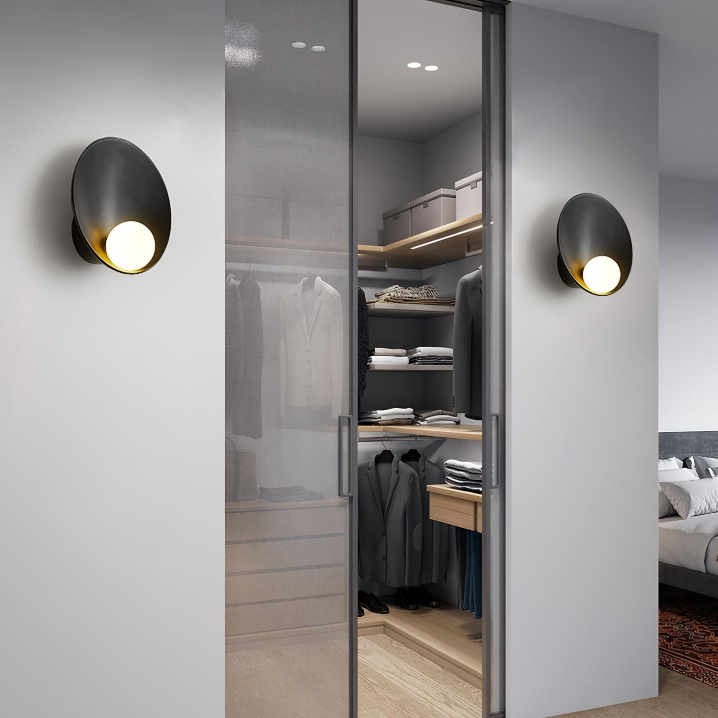 LumaSphere – Round Nordic Wall Lamp for Contemporary Atmosphere