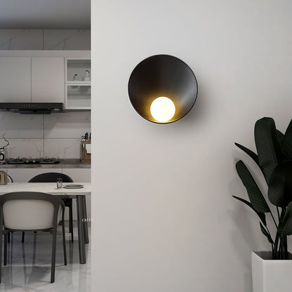 LumaSphere – Round Nordic Wall Lamp for Contemporary Atmosphere