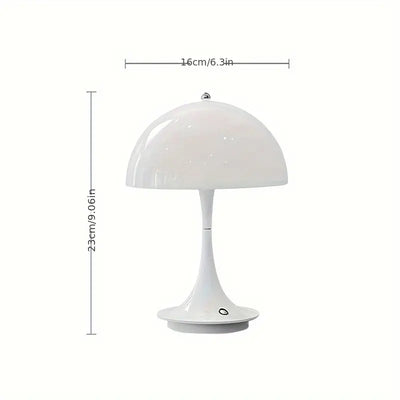 Adjustable LED Mushroom Table Lamp with Touch Dimmer