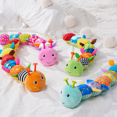 Musical Baby Caterpillar Sensory Plush Toy