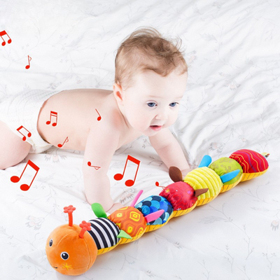 Musical Baby Caterpillar Sensory Plush Toy