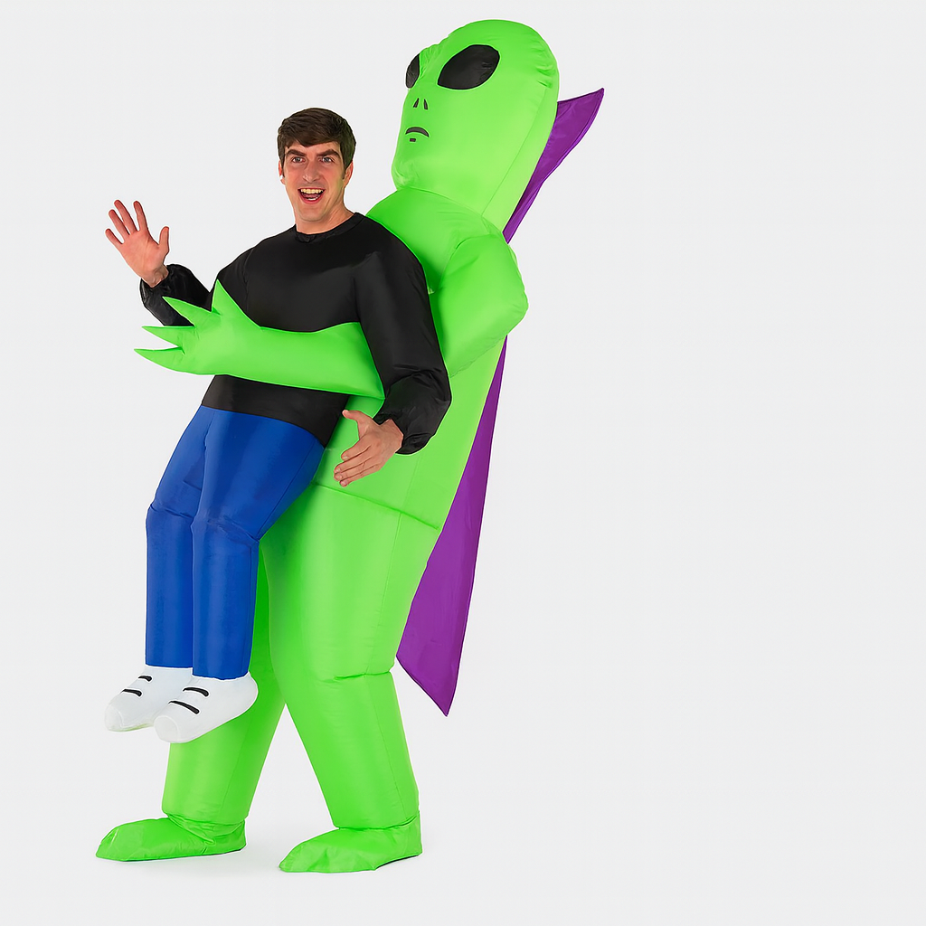 Inflatable Alien Carry Me Costume for Adults