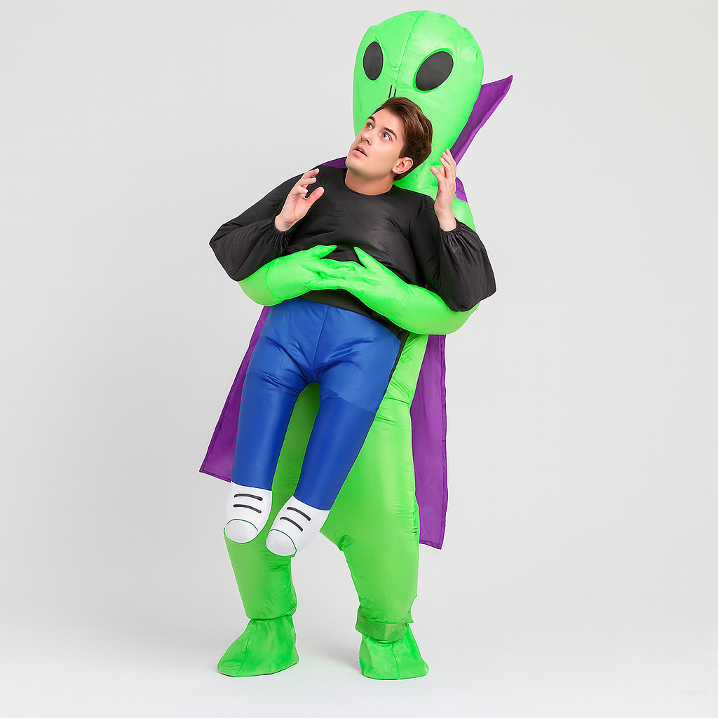 Inflatable Alien Carry Me Costume for Adults