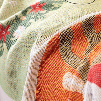 Christmas Sofa Slipcover Easy-Care Holiday Decor