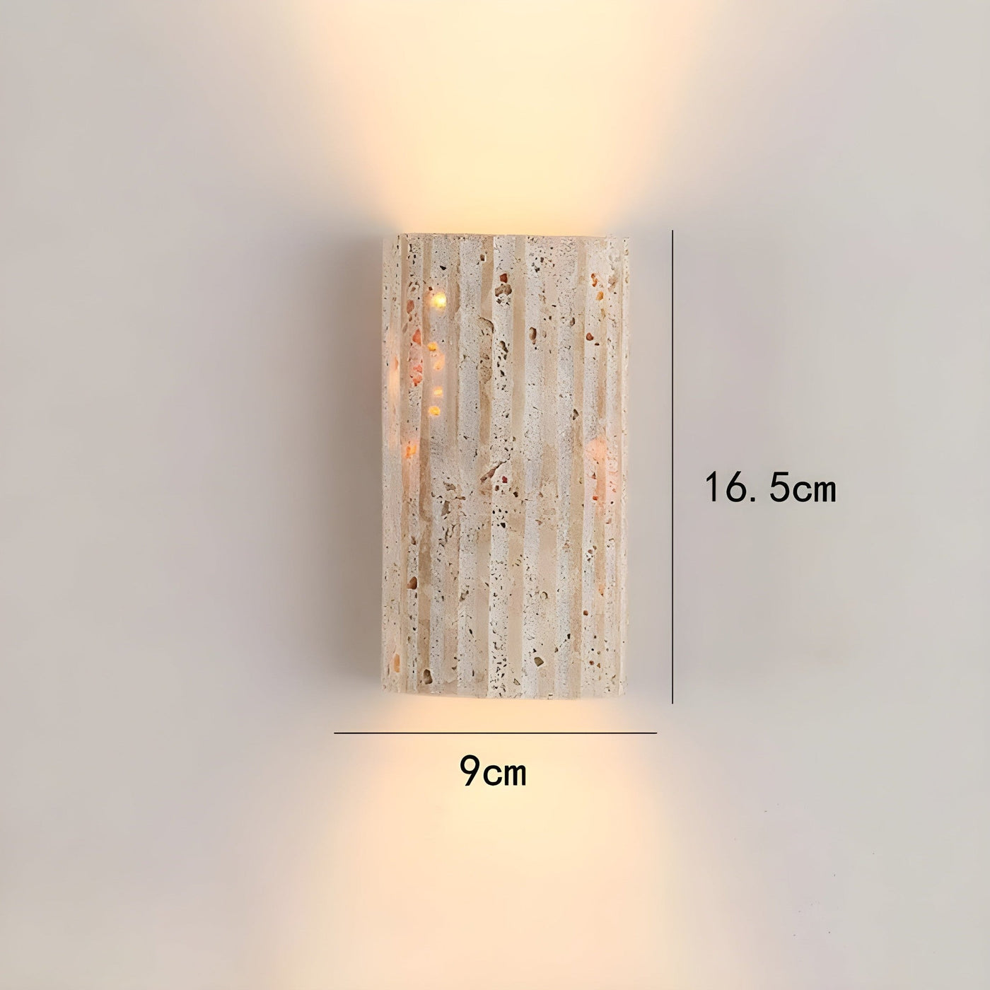 Natural Stone LED Wall Sconce Light