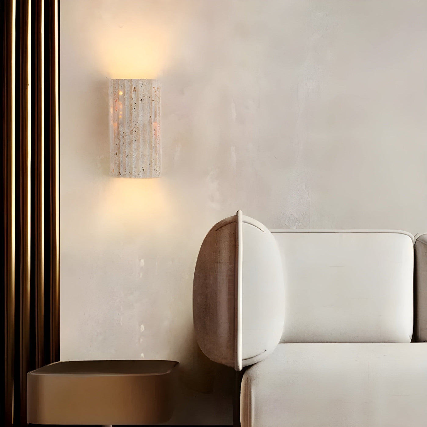 Natural Stone LED Wall Sconce Light