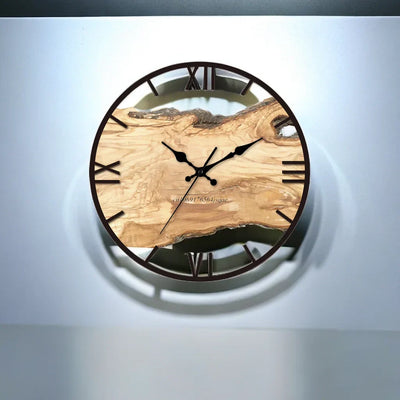 Clear Acrylic Wall Clock – Modern Transparent Design