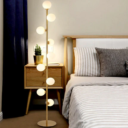 Minimalist Nordic Glass LED Floor Lamp