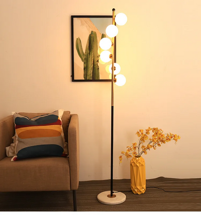 Minimalist Nordic Glass LED Floor Lamp