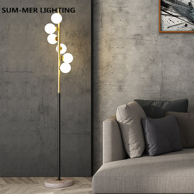 Minimalist Nordic Glass LED Floor Lamp