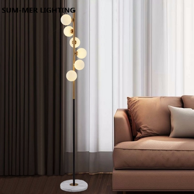 Minimalist Nordic Glass LED Floor Lamp