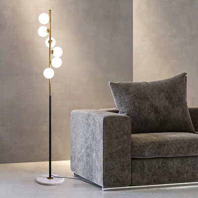 Minimalist Nordic Glass LED Floor Lamp