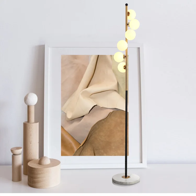 Minimalist Nordic Glass LED Floor Lamp