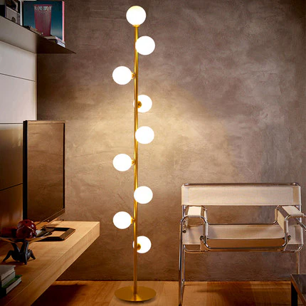 Minimalist Nordic Glass LED Floor Lamp