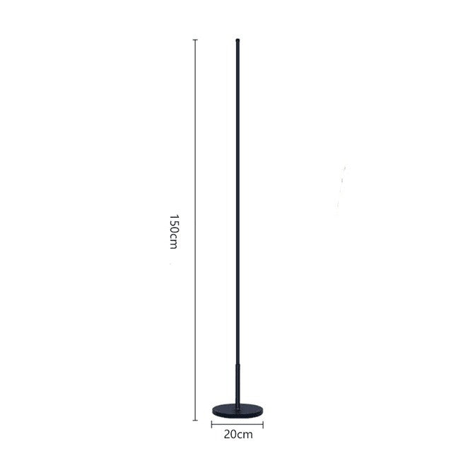 Nordic Minimalist LED Floor Lamp for Living Rooms
