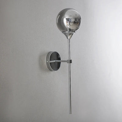 Scandinavian Glass Wall Lamp with Warm LED Light