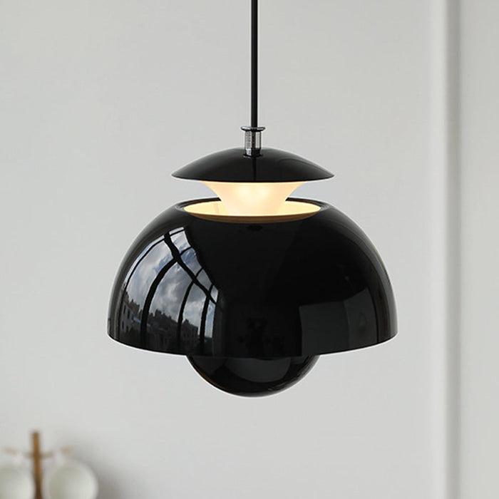 Modern Metal Bud Hanging Light – Danish Design