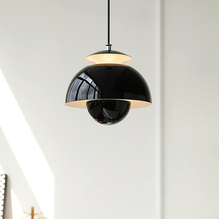 Modern Metal Bud Hanging Light – Danish Design