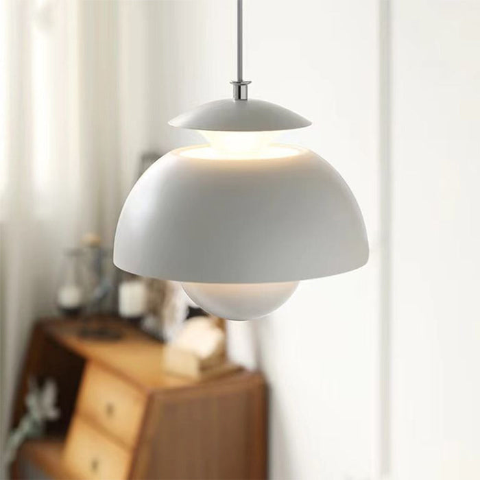 Modern Metal Bud Hanging Light – Danish Design