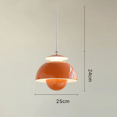 Modern Metal Bud Hanging Light – Danish Design