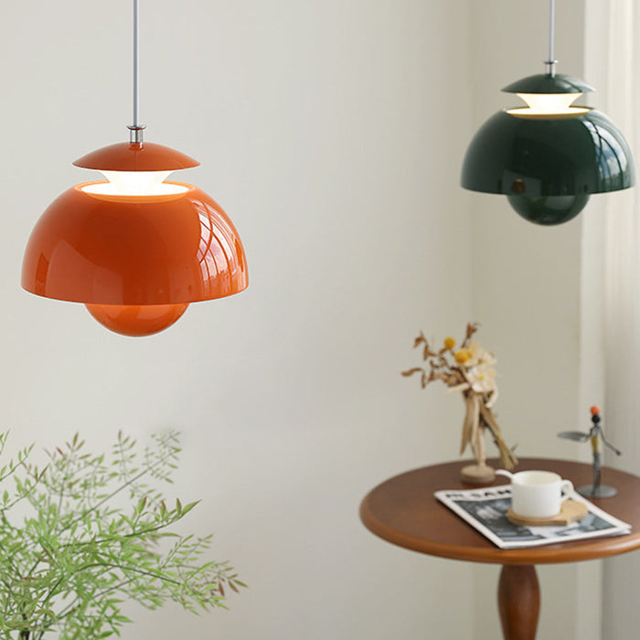 Modern Metal Bud Hanging Light – Danish Design