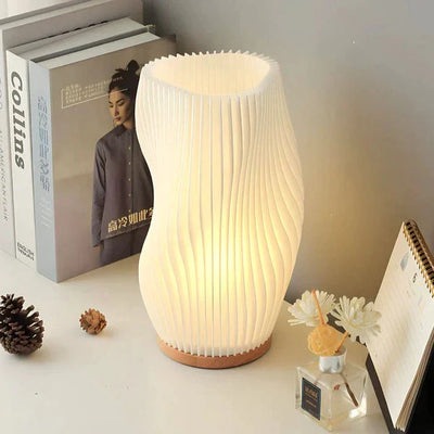 Wavecrest Lamp – Sleek USB-Powered Dimmable Table Lamp