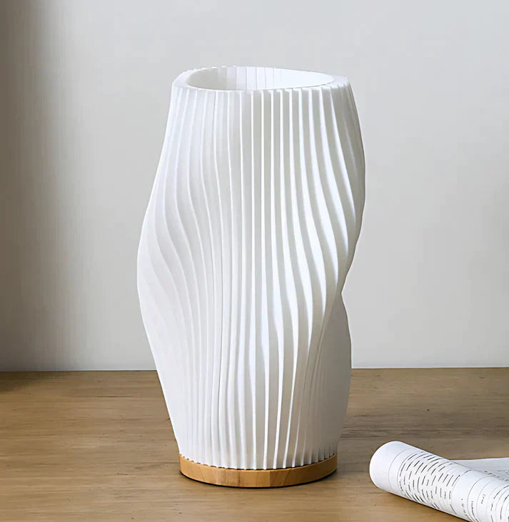 Wavecrest Lamp – Sleek USB-Powered Dimmable Table Lamp