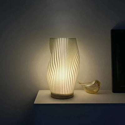 Wavecrest Lamp – Sleek USB-Powered Dimmable Table Lamp
