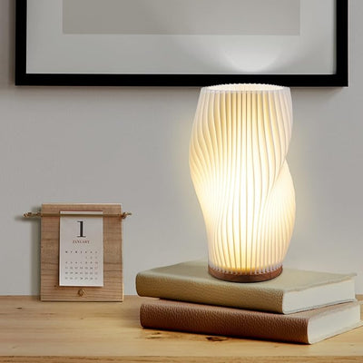 Wavecrest Lamp – Sleek USB-Powered Dimmable Table Lamp