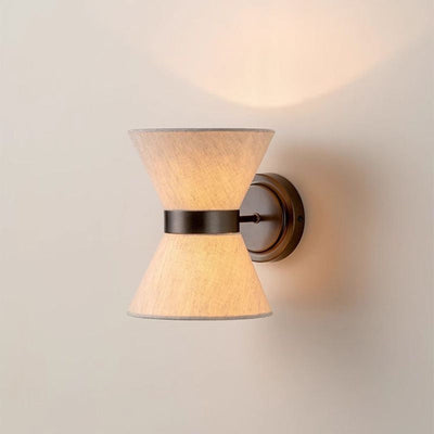 Silk Shade Wall Lamp – Modern Wabi Sabi Design