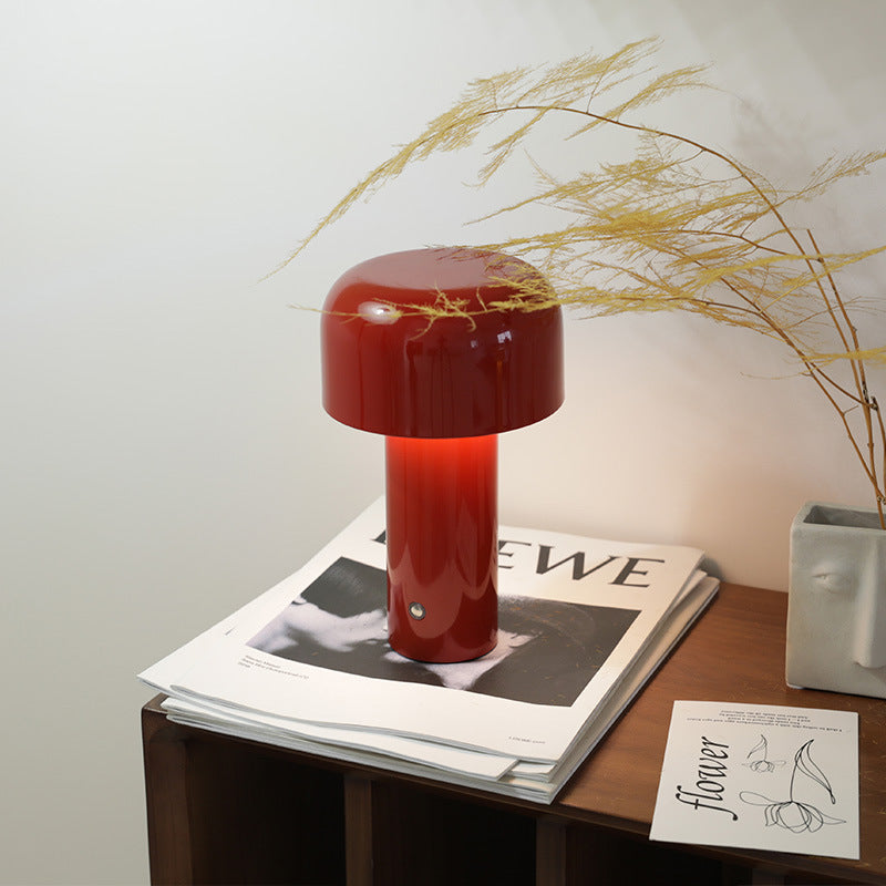 Italian Mushroom Dimmable Cordless LED Table Lamp