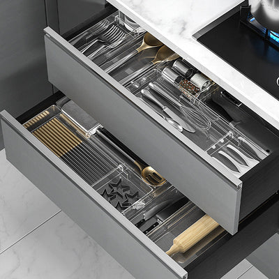 Adjustable Kitchen Drawer Organizer for Utensils & Cutlery