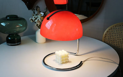 Bauhaus Style Glass LED Table Lamp