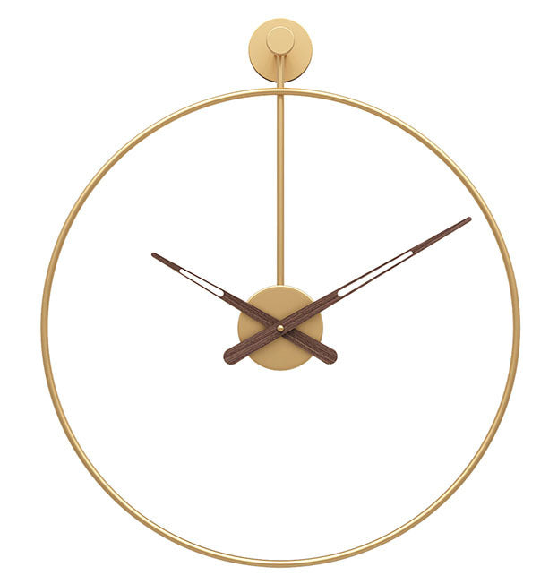 Minimalist 16-Inch Silent Wall Clock – Iron