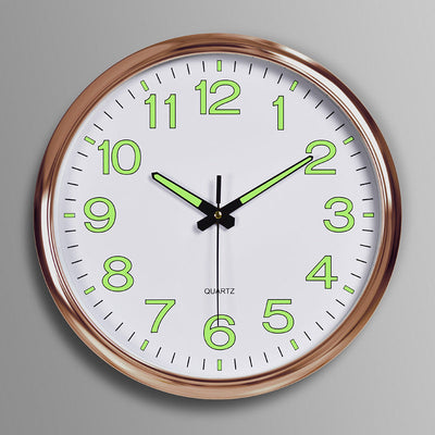 Silent LED Wall Clock 12" for Classroom