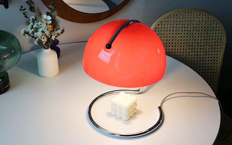 Bauhaus Style Glass LED Table Lamp